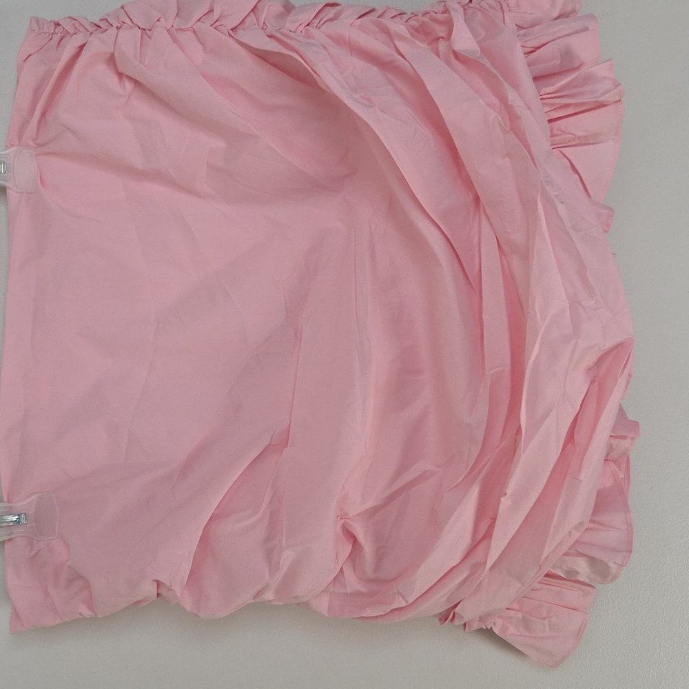 Choosy Ruched Pink Mini Skirt Sz 18 NWT